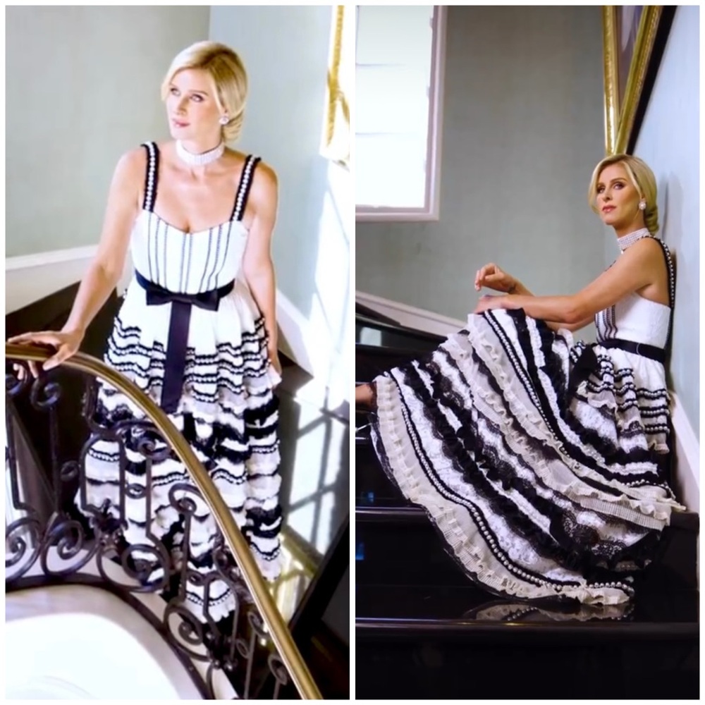ALICE + OLIVIA DENITA BUSTIER RUFFLE GOWN - Picture 12 of 17